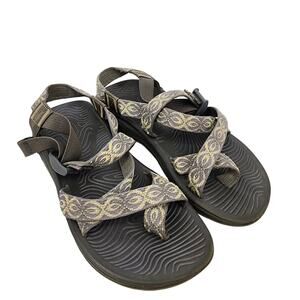 Chaco Zx2 Geometric Print Water Sandals Adjustable Strap Womens Size 8 Shoes